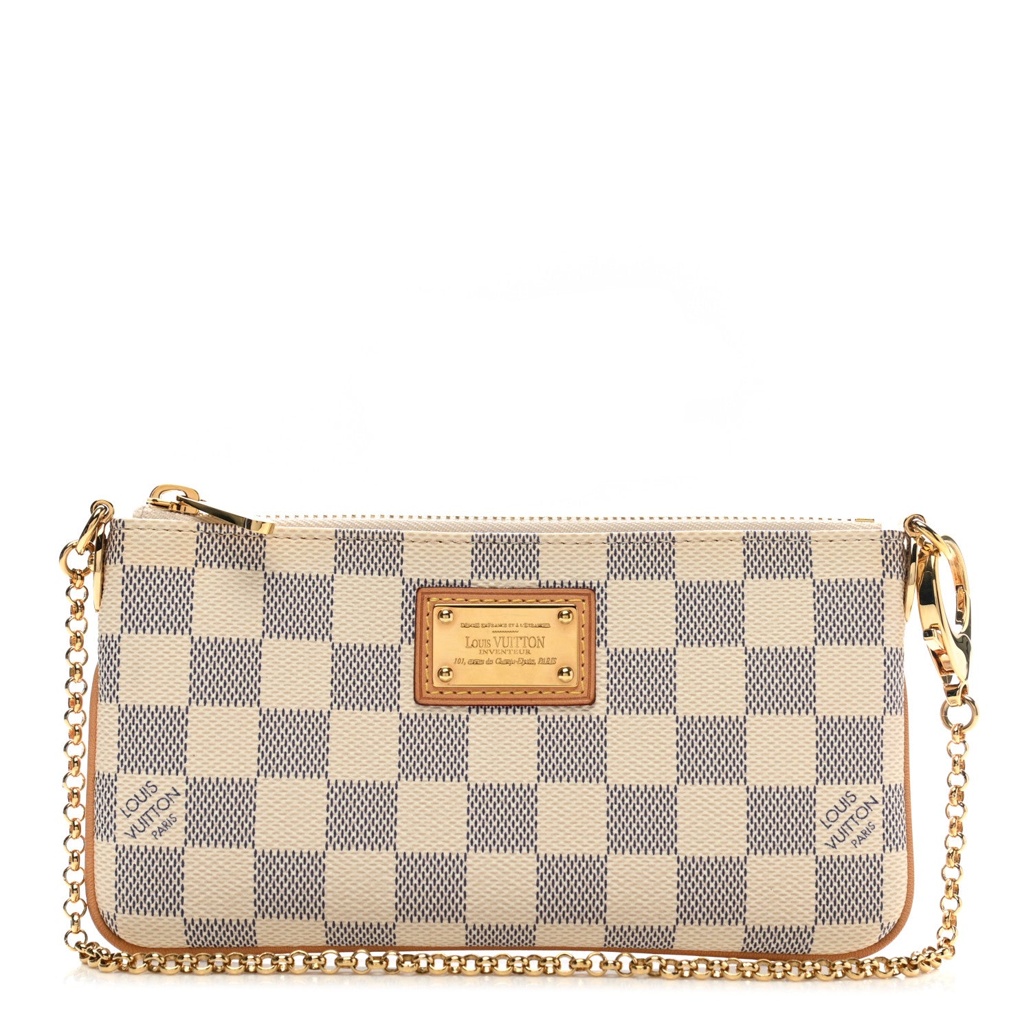 Louis Vuitton Damier Azur Pochette Milla MM 1 of 6