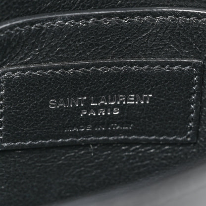 Saint Laurent Spazzolato Mini Manhattan Shoulder Bag Black 6 of 12