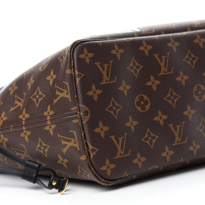 Louis Vuitton Monogram My LV World Tour Neverfull MM 6 of 10