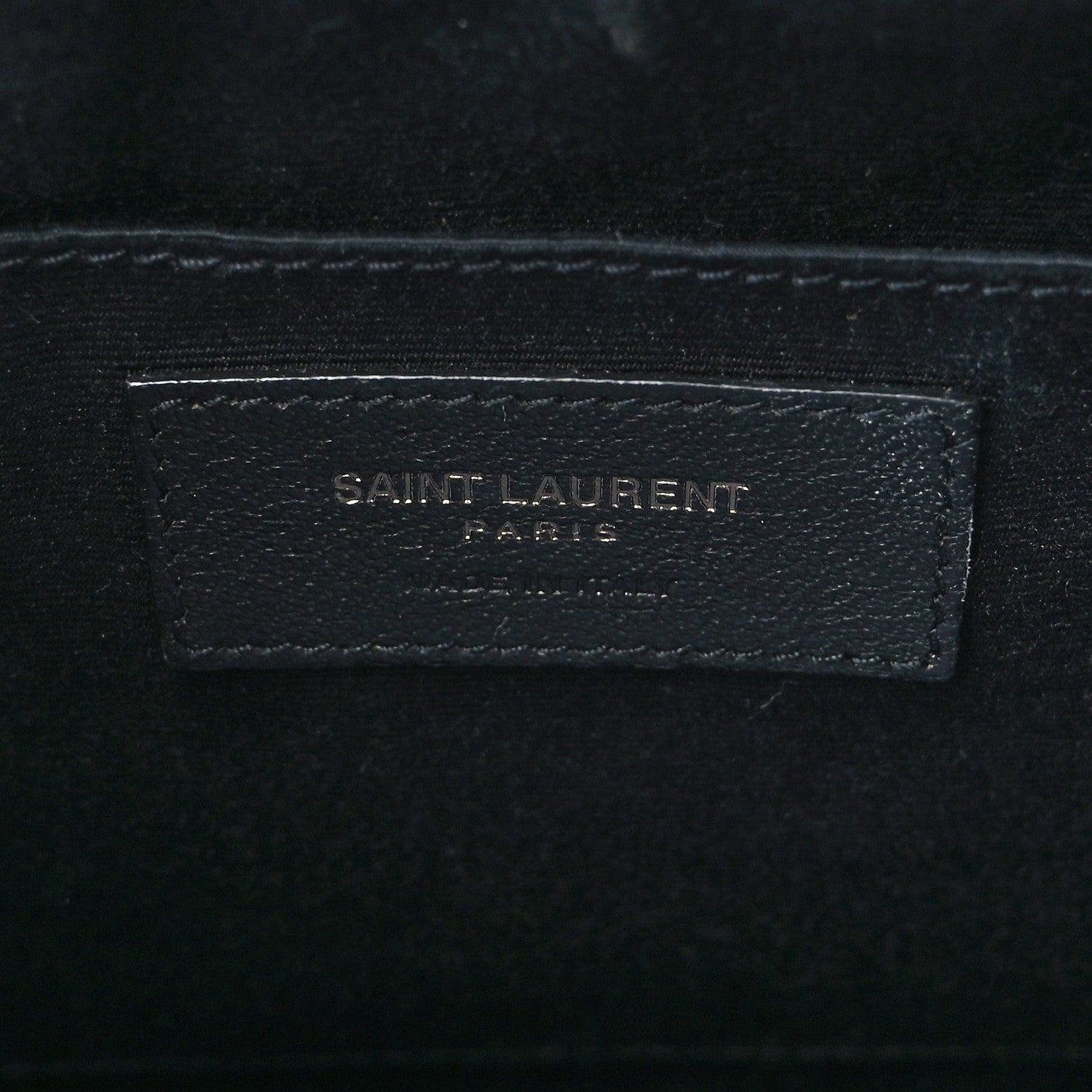 Saint Laurent Calfskin Matelasse Monogram Monochrome Lou Camera Bag Black 5 of 8