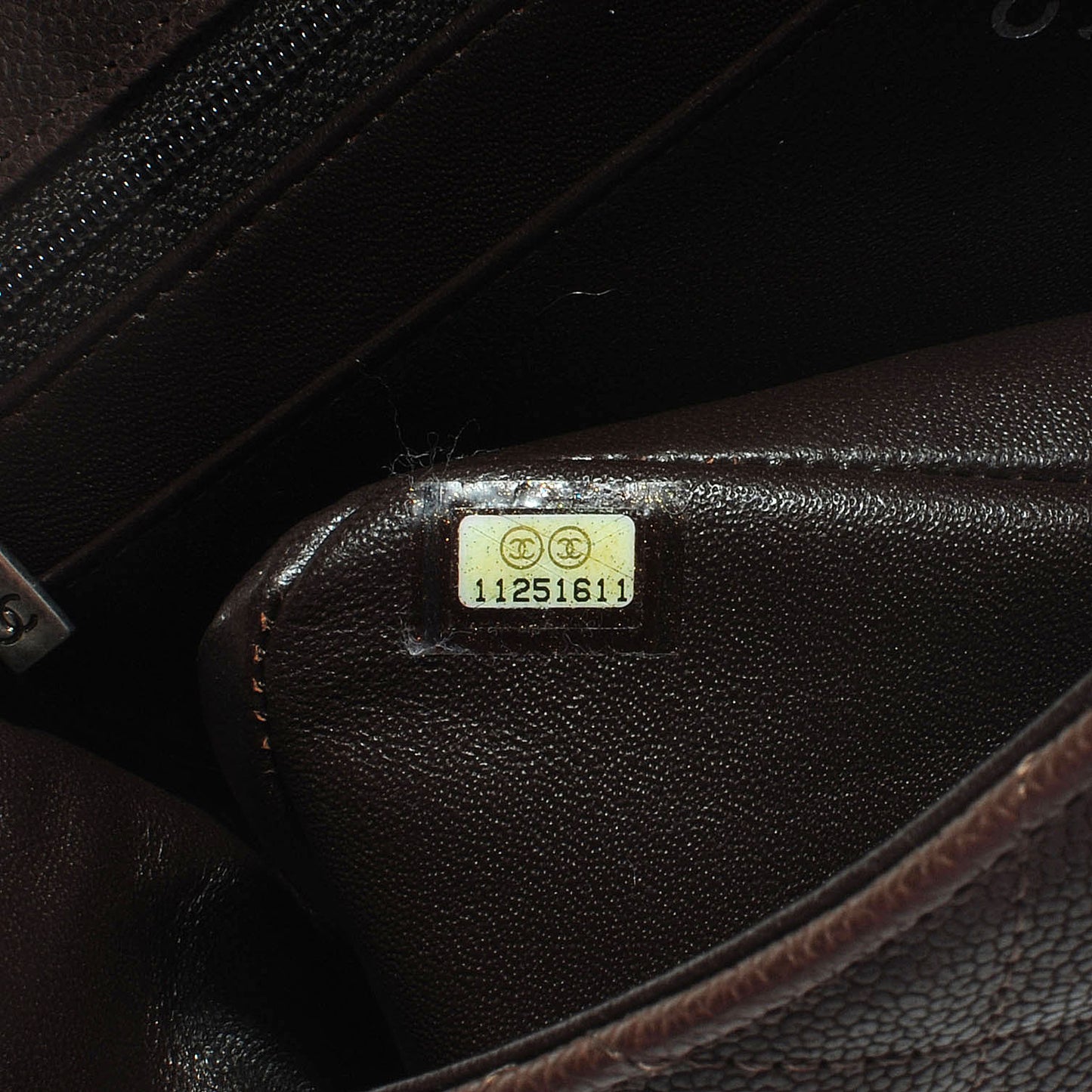 Washed Caviar 2.55 Reissue 227 Flap Dark Brown