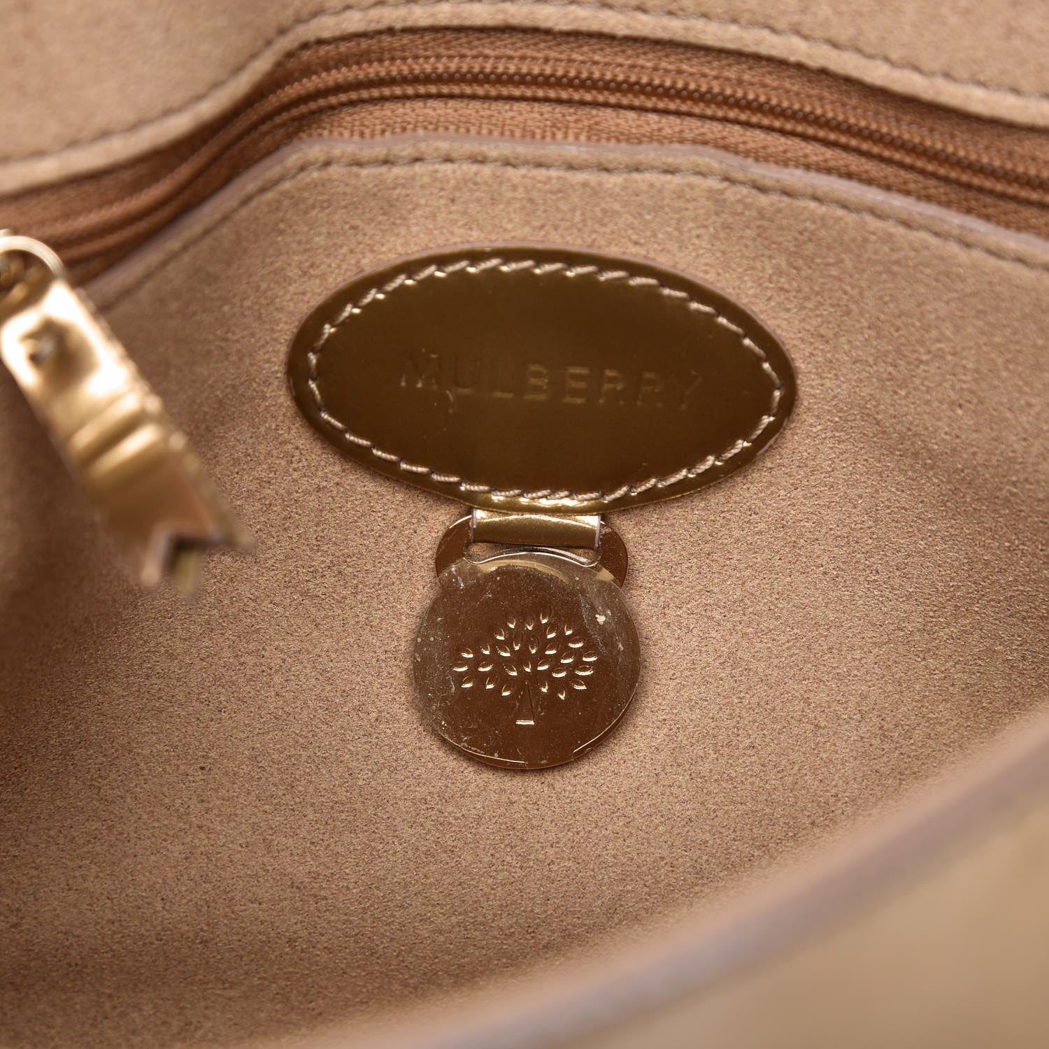 Mulberry Metallic Patent Small Lily Gold 6 of 15