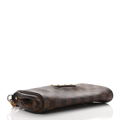 Louis Vuitton Damier Ebene Eva Clutch 5 of 12
