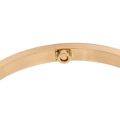 Cartier 18K Yellow Gold 6 Diamond Small LOVE Bracelet 17 7 of 8