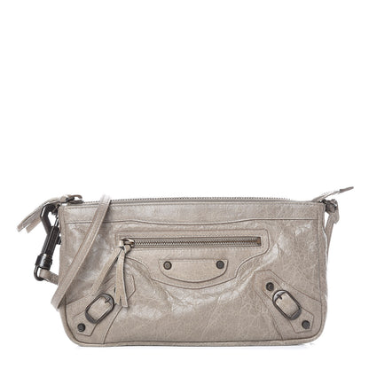 Balenciaga Agneau Ticket Shoulder Bag Papyrus 1 of 9