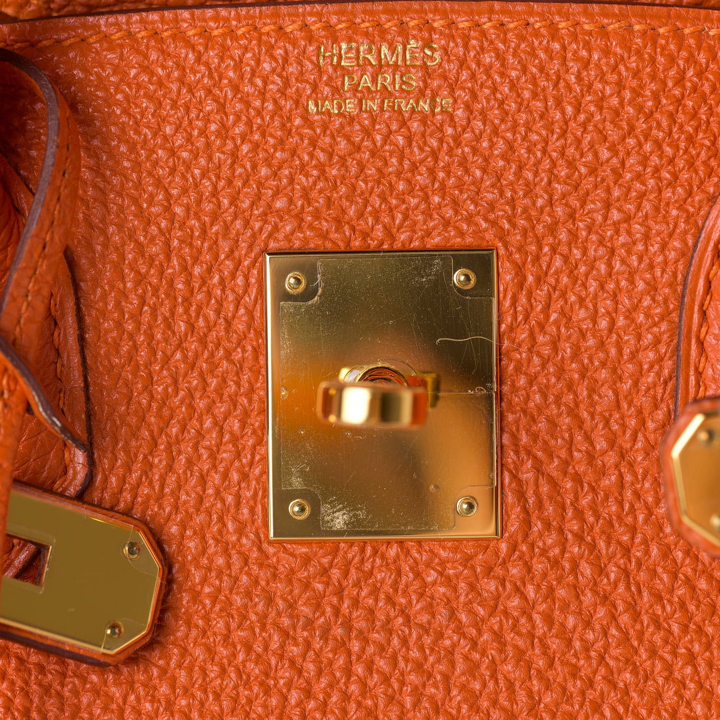 Togo Birkin 30 Orange