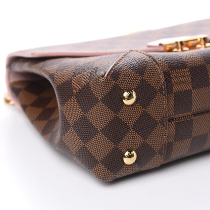 Louis Vuitton Damier Ebene Caissa Clutch Rose Ballerine 7 of 9