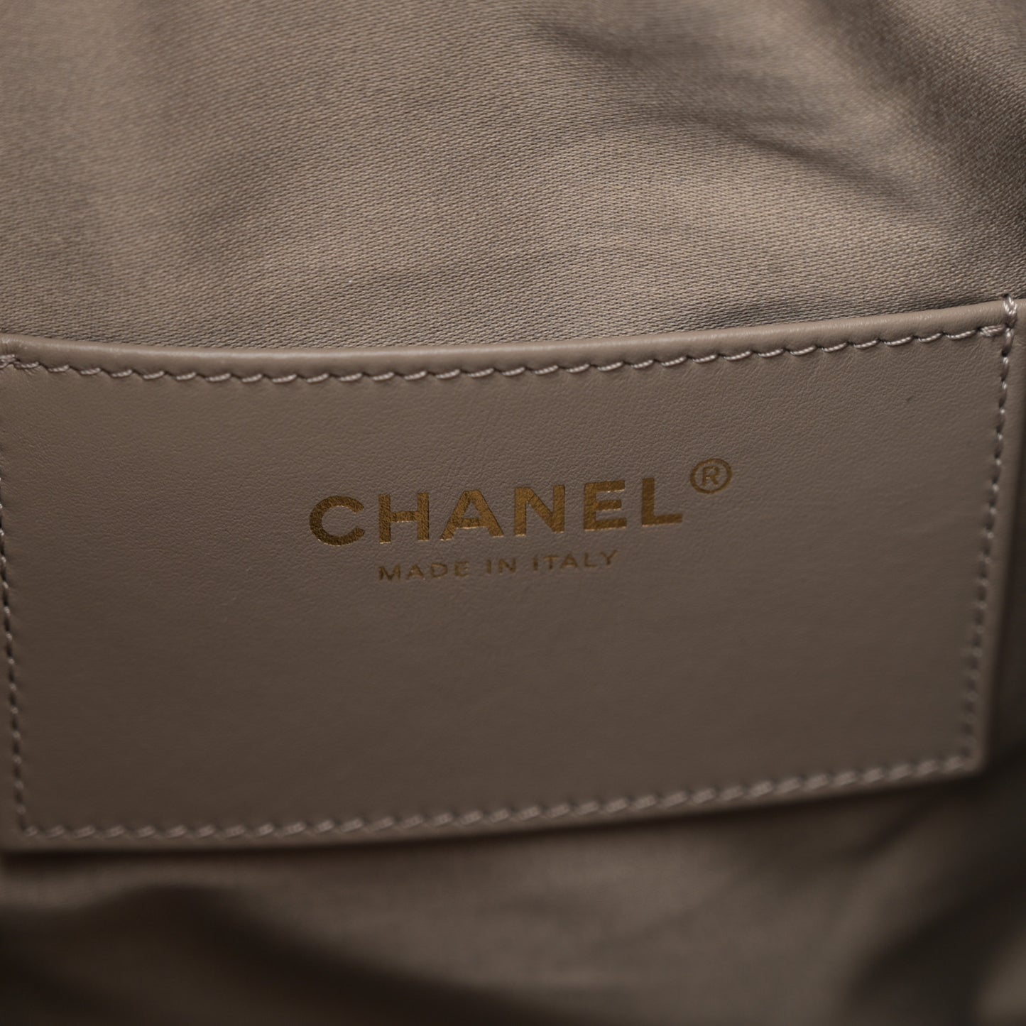 Suede Quilted Medium Chanel 25 Handbag Grey