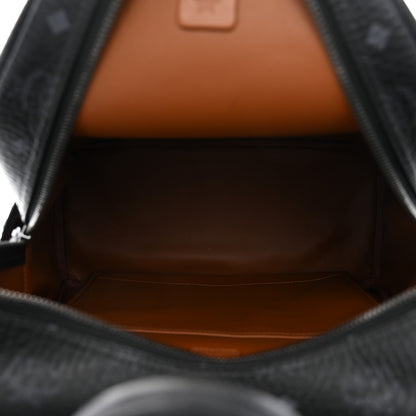 MCM Visetos Medium Side Studs Stark Backpack Black 5 of 8