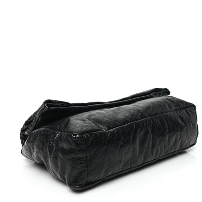 Balenciaga Arena Calfskin Large Monaco Chain Shoulder Bag Black 4 of 11
