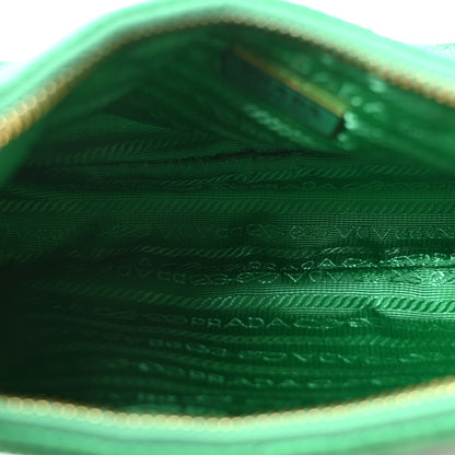 Prada Re-Nylon Saffiano Stitched Mini Re-Edition 1995 Chaine Shoulder Bag Menta 5 of 10