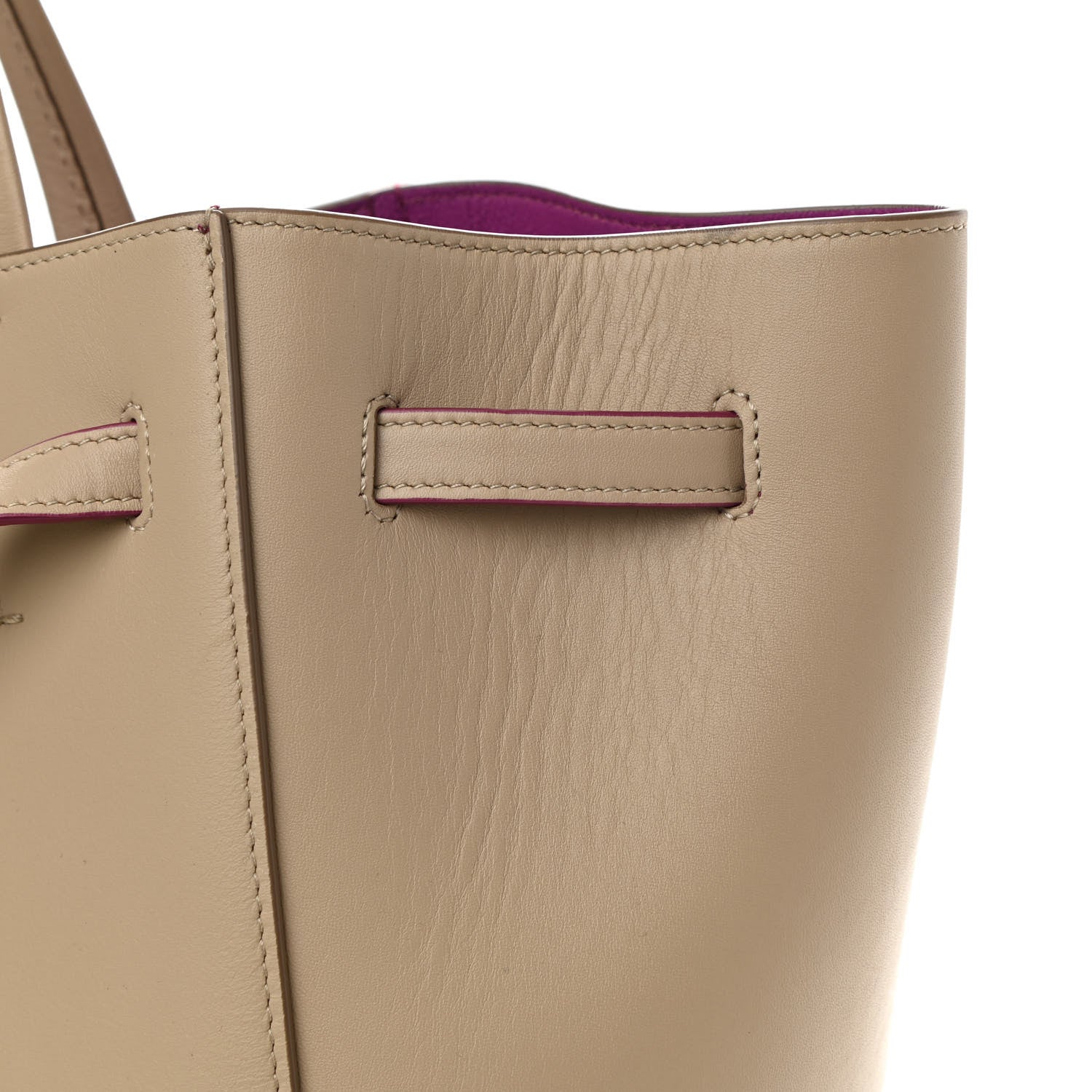 Celine Smooth Calfskin Small Belt Cabas Phantom Beige 10 of 10