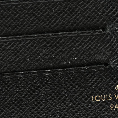 Louis Vuitton Calfskin Felicie Chain Wallet Card Holder Insert Black 8 of 9