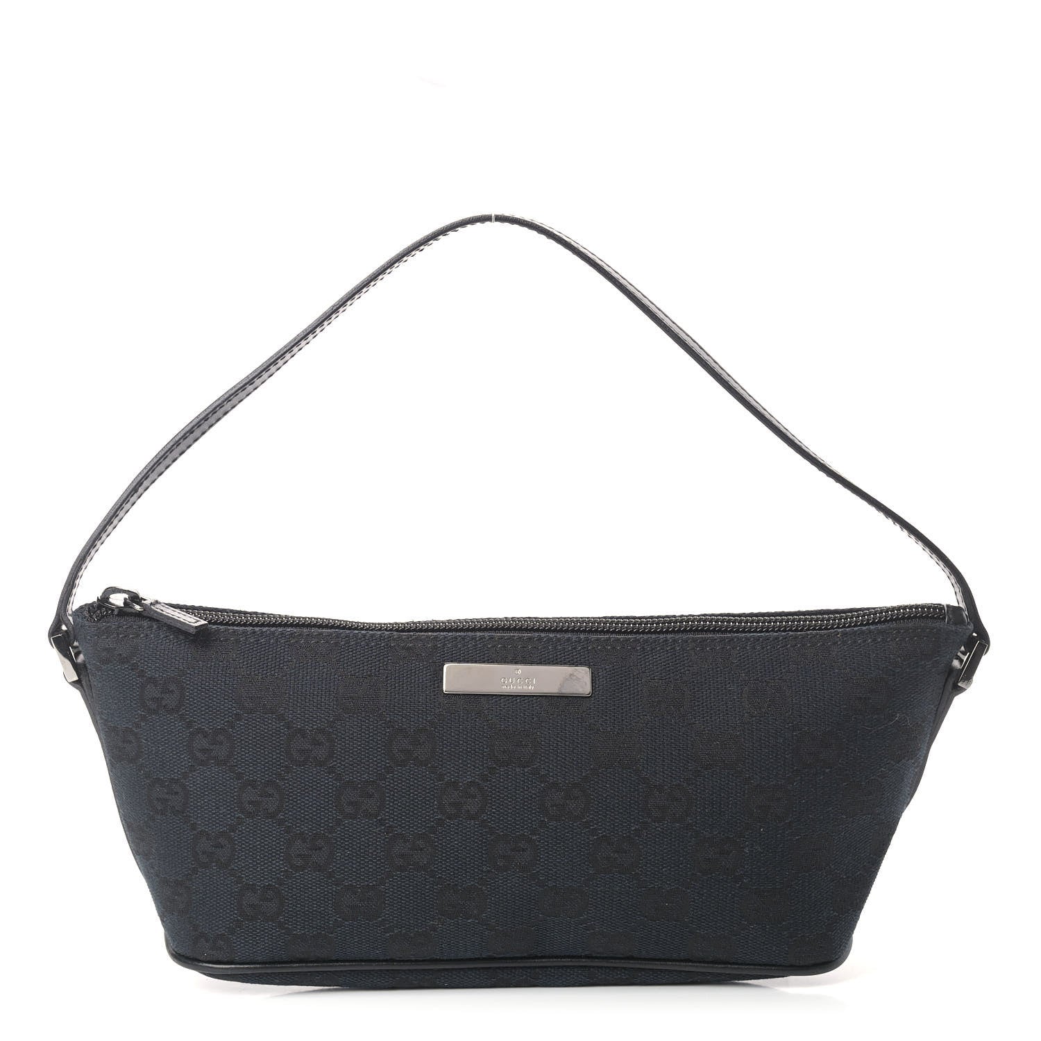 Gucci Monogram Boat Pochette Navy 1 of 10
