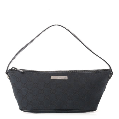 Gucci Monogram Boat Pochette Navy 1 of 10