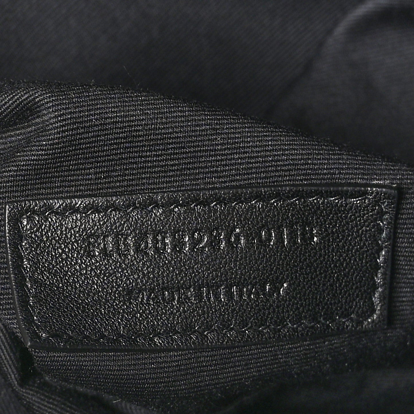 Calfskin Y Quilted Monogram Loulou Document Holder Black