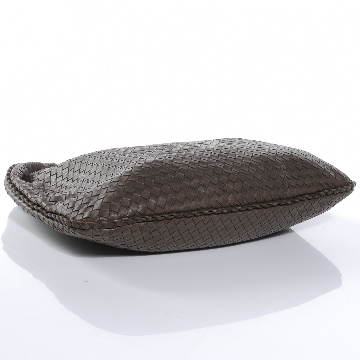 Nappa Intrecciato Large Veneta Hobo Ebano