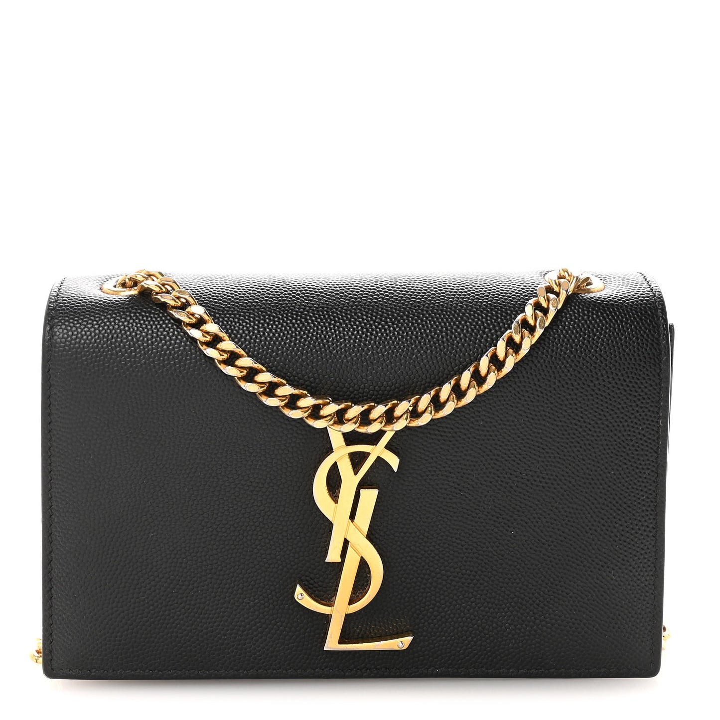 Grain De Poudre Small Monogram Kate Satchel Black