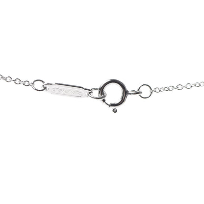 Tiffany Platinum Diamond Heart Pendant Necklace 4 of 6