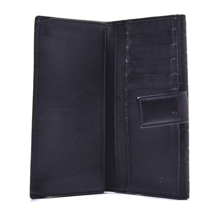 Gucci Guccissima Punch Continental Flap Wallet Black 6 of 17