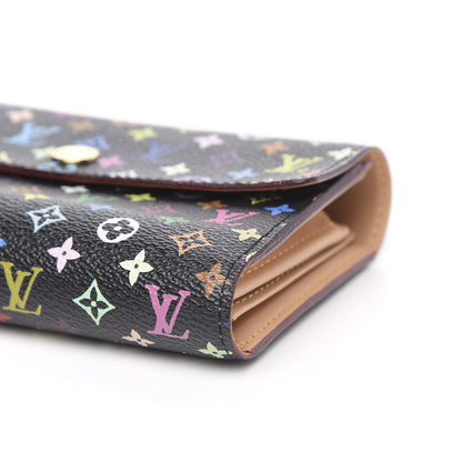 Louis Vuitton Monogram Multicolor Alexandra Wallet Black 8 of 11
