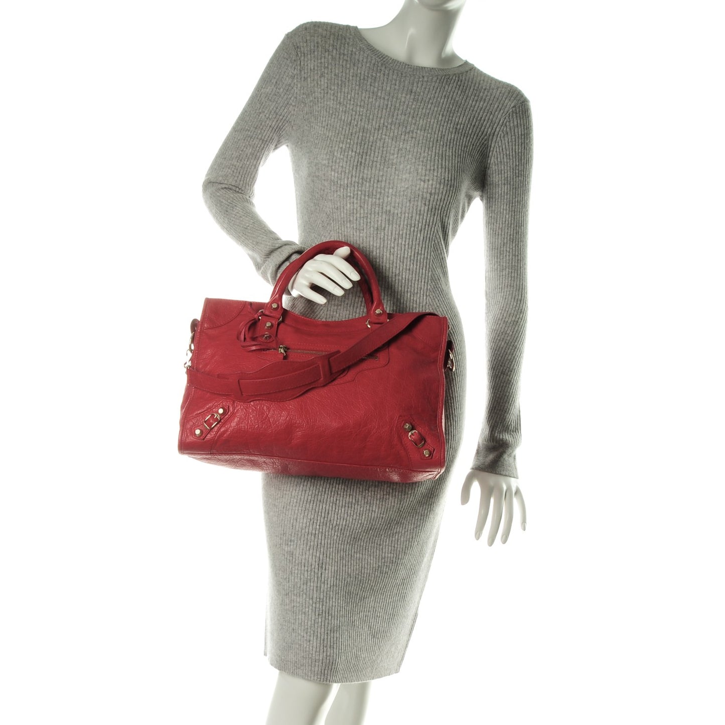 Agneau Giant 12 Silver Hardware City Rose Thulian