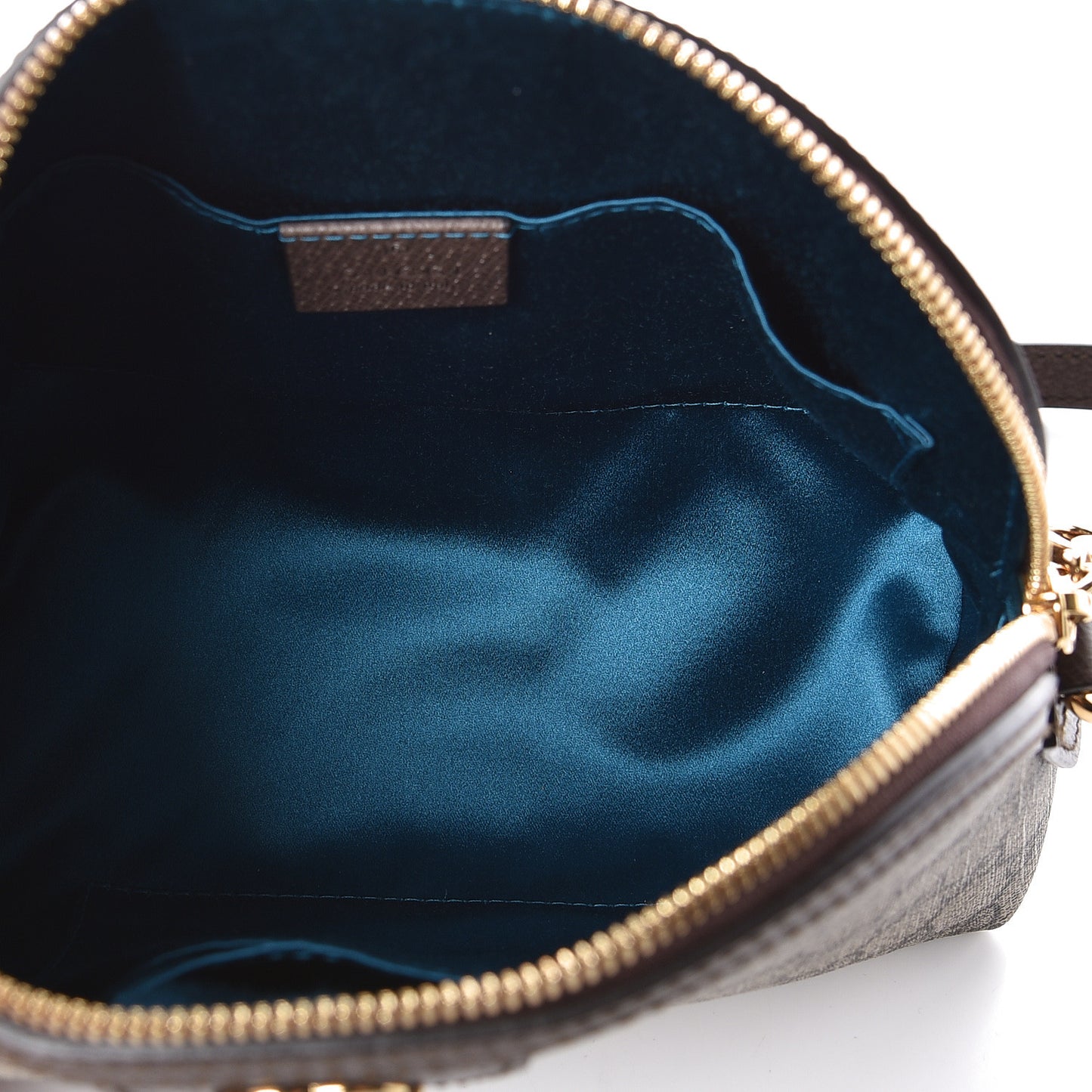 GG Supreme Monogram Textured Dollar Calfskin Web Small Ophidia Dome Shoulder Bag Beige Ebony New Acero