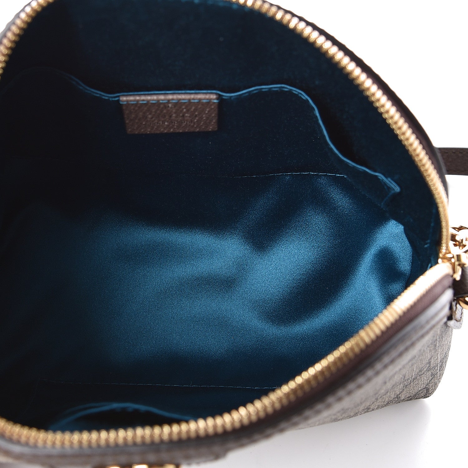 Gucci GG Supreme Monogram Textured Dollar Calfskin Web Small Ophidia Dome Shoulder Bag Beige Ebony New Acero 5 of 10