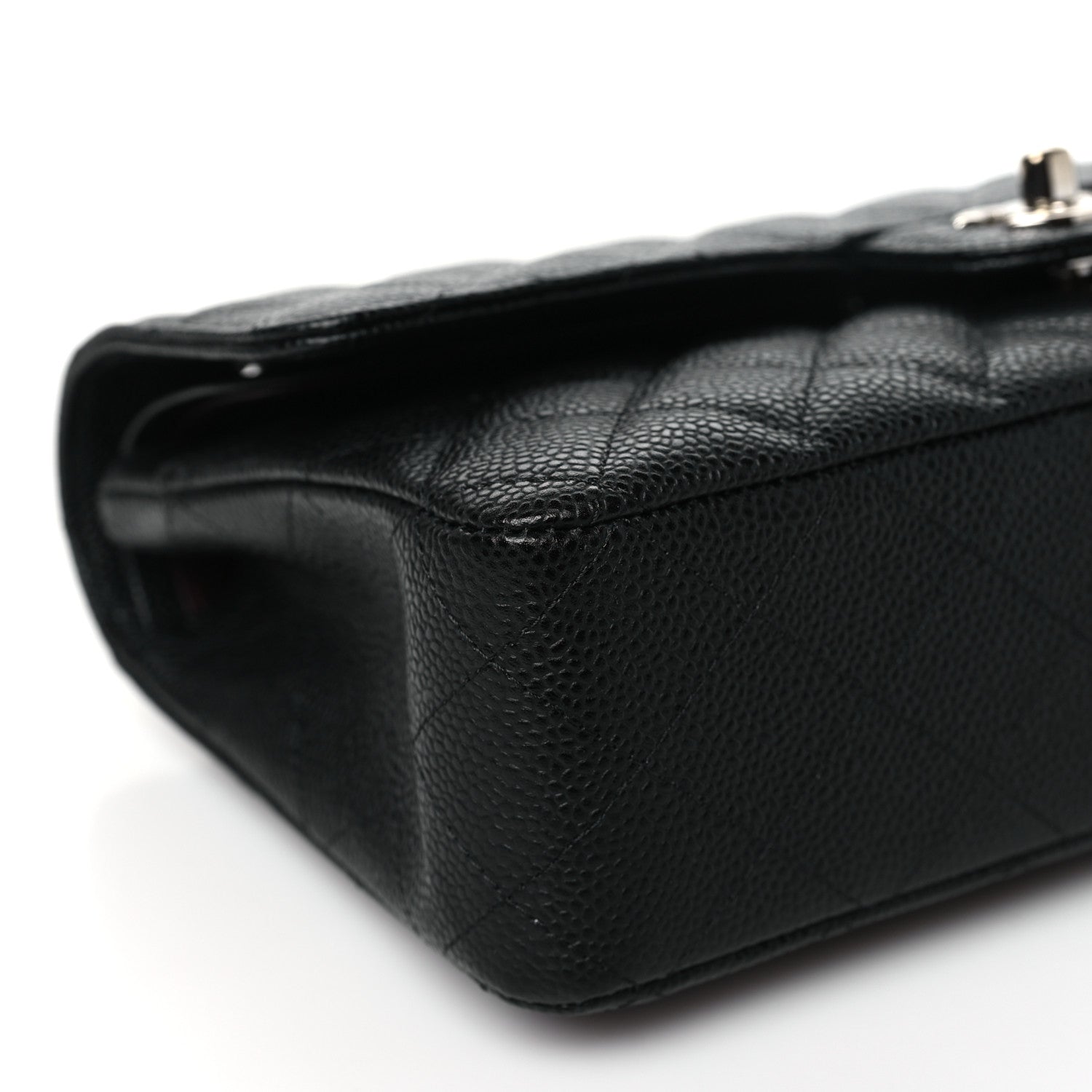 Chanel Caviar Quilted Medium Double Flap Black 9 of 11