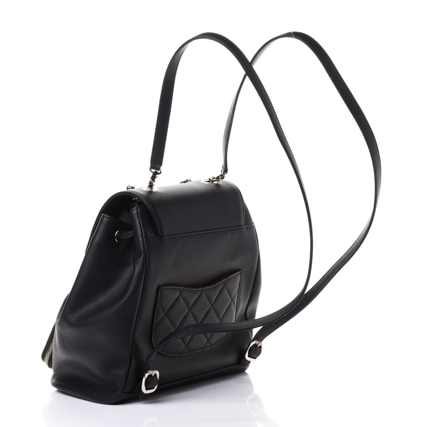 Chanel Caviar Quilted Business Affinity Backpack Black 2 of 4