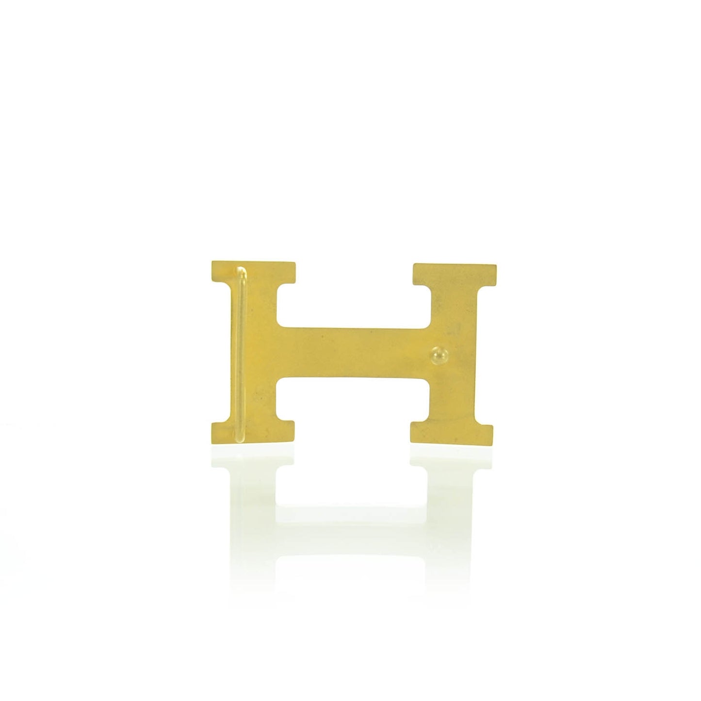 H Belt Buckle Gold