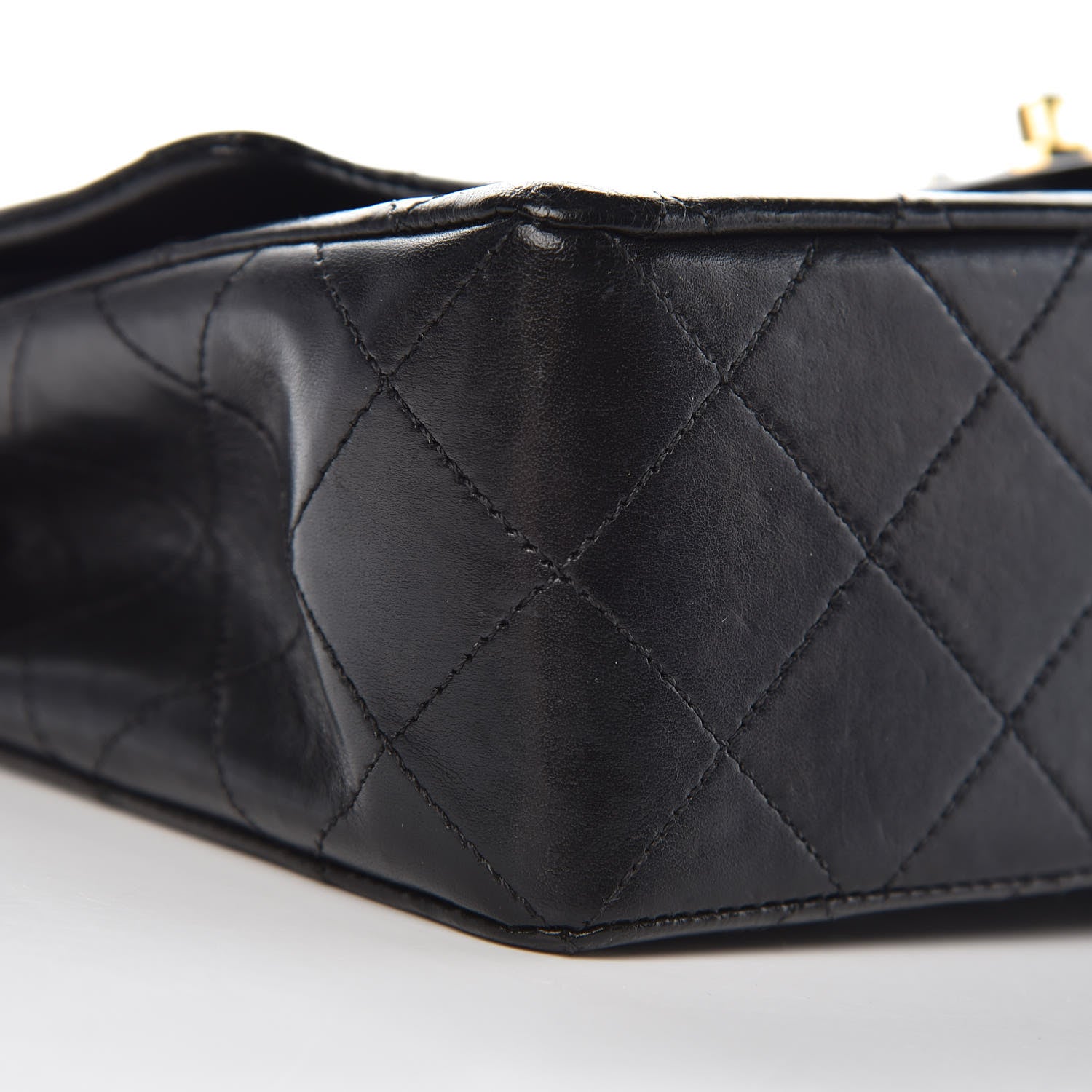 Chanel Lambskin Quilted Small Double Flap Black 12 of 15