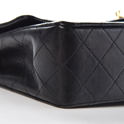 Chanel Lambskin Quilted Small Double Flap Black 12 of 15