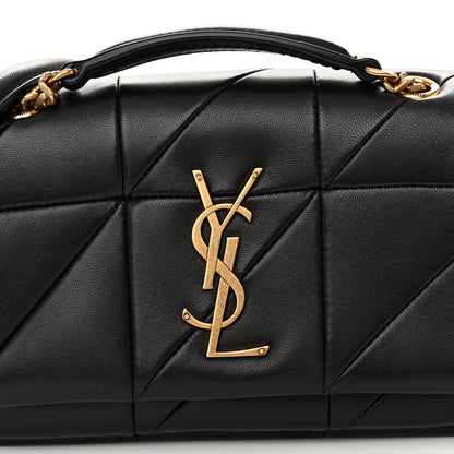 Saint Laurent Lambskin Patchwork Monogram Small Jamie Black 7 of 9