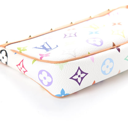 Louis Vuitton Monogram Multicolor Pochette Accessories White 6 of 7
