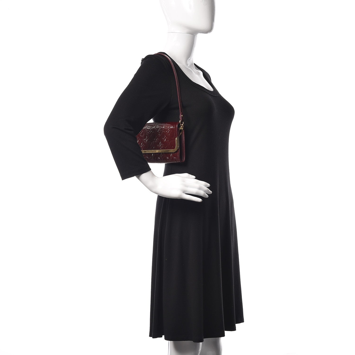 Louis Vuitton Vernis Rossmore MM Rouge Fauviste 2 of 10