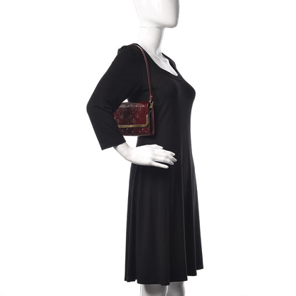 Louis Vuitton Vernis Rossmore MM Rouge Fauviste 2 of 10