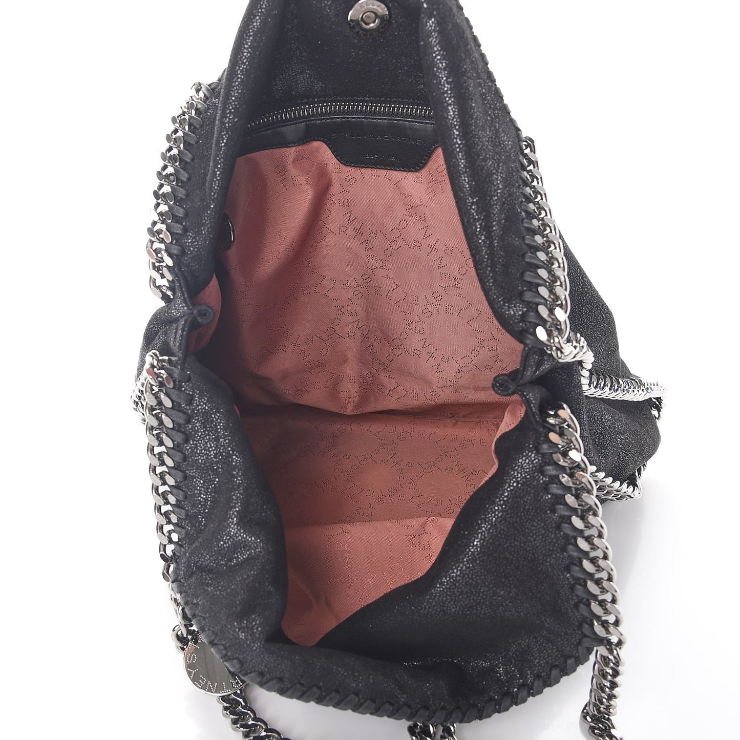 Shaggy Deer Small Falabella Tote Black