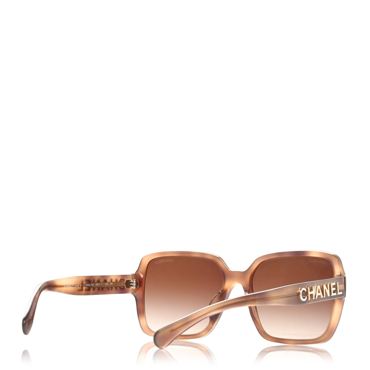 Acetate Polarized Square Sunglasses 5408-A Brown