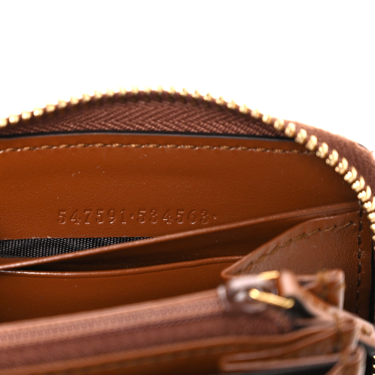 Plutone Calfskin Logo Zip Around Wallet Cuir