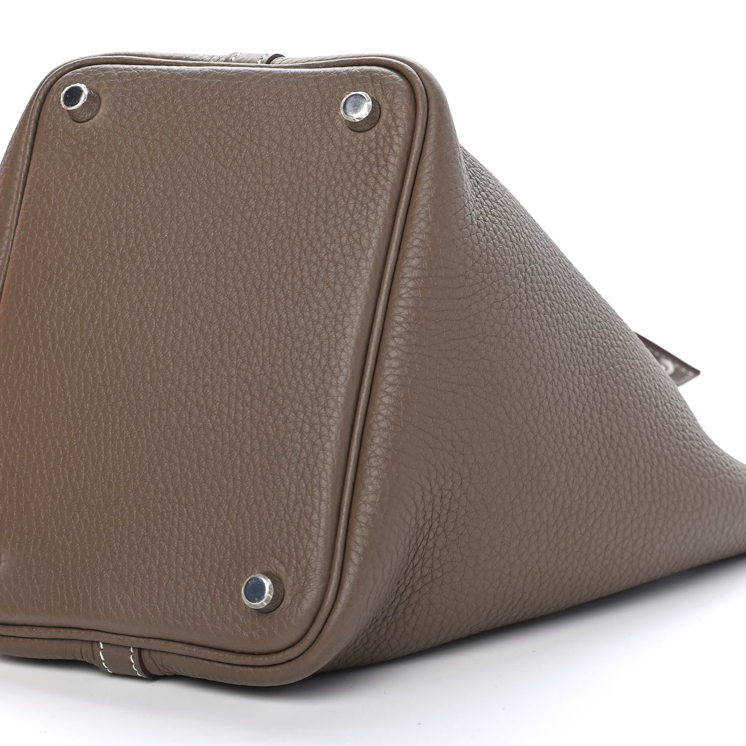 Hermes Taurillon Clemence Picotin Lock 18 PM Etoupe 9 of 9