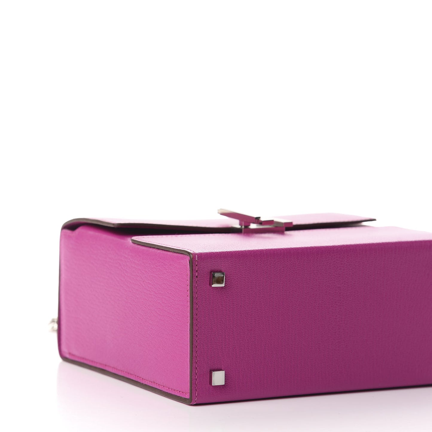 Chevre Mysore Cinhetic Boxy Top Handle Bag Magnolia