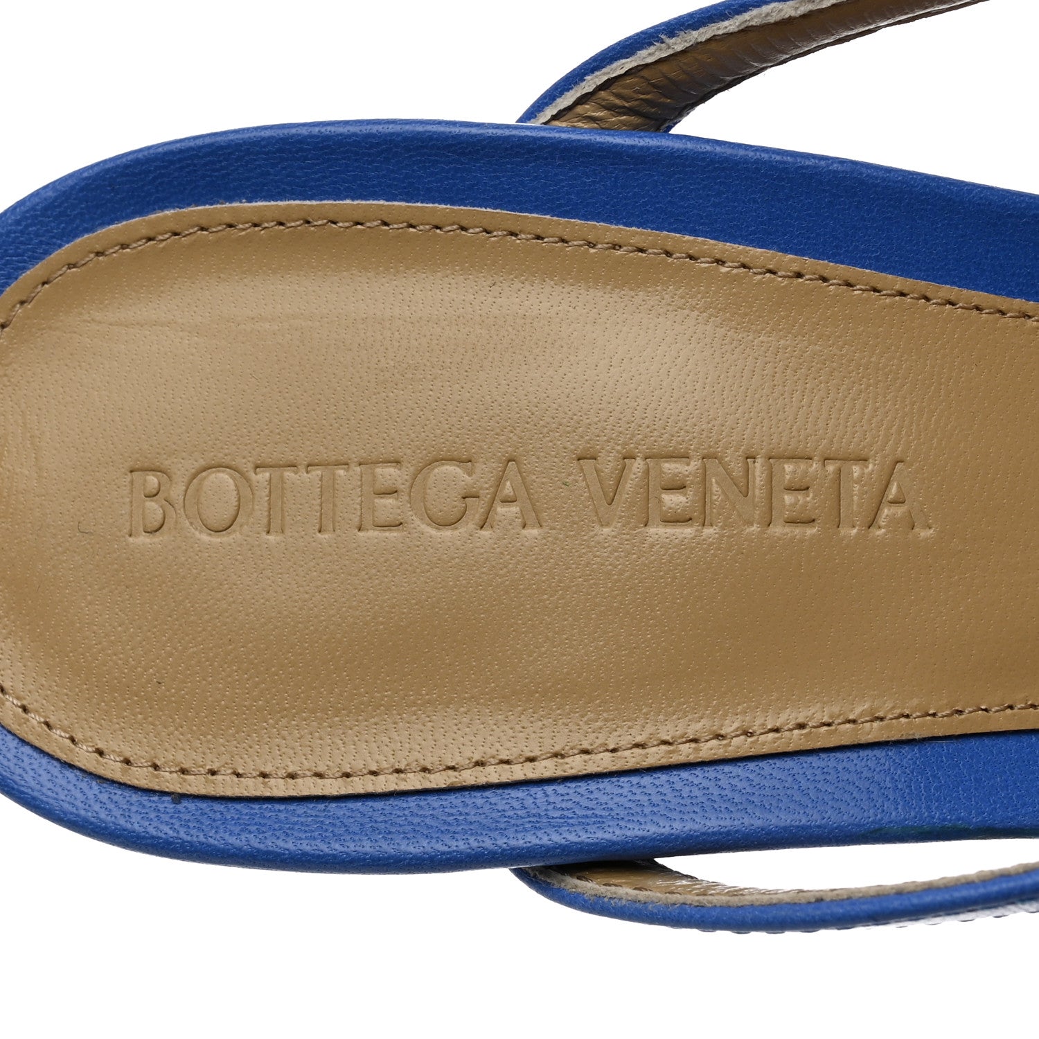 Bottega Veneta Lambskin Stretch Multi Strap 90mm Sandals 38 Aquarium 6 of 7