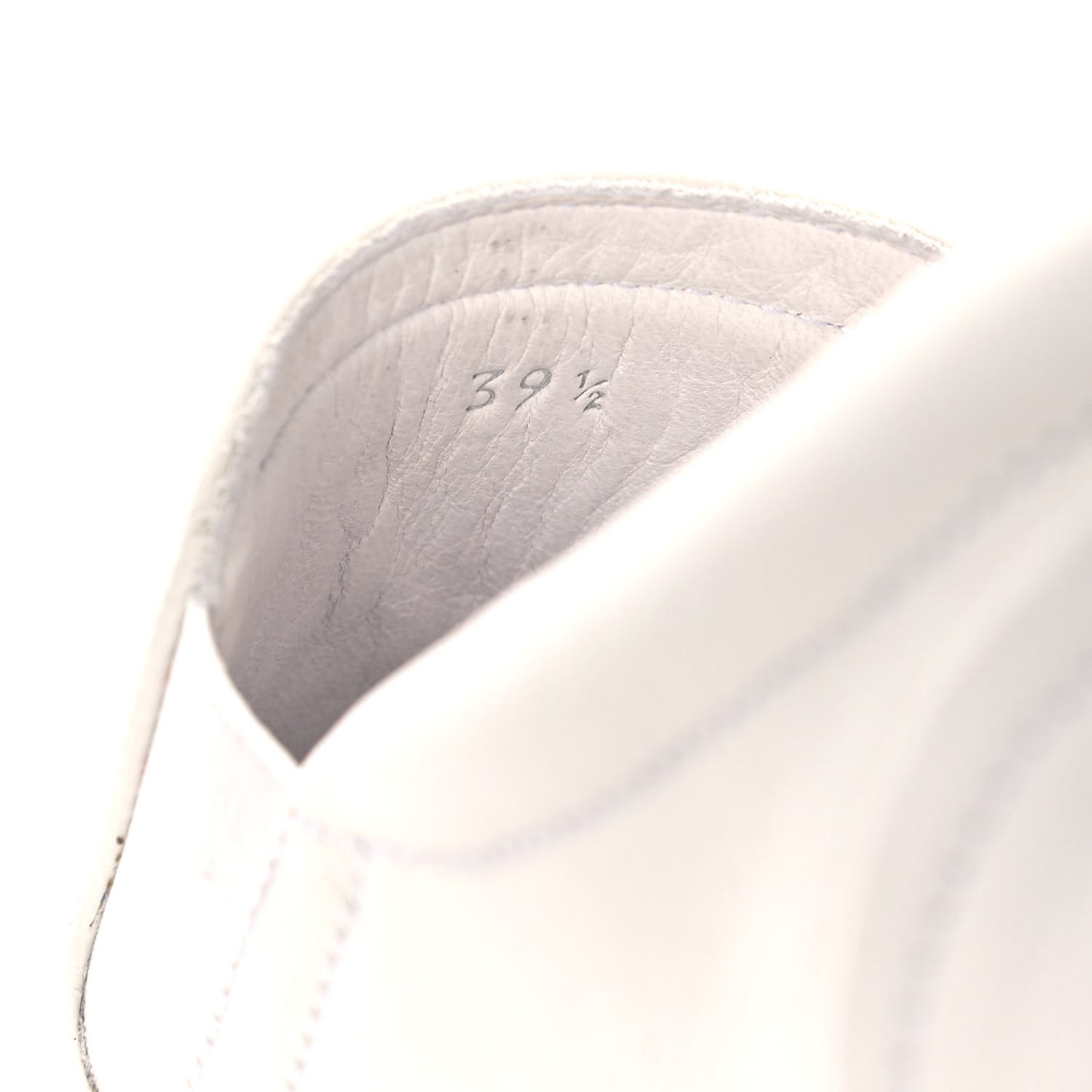 Nappa Intrecciato Slip On Sneakers 39.5 White