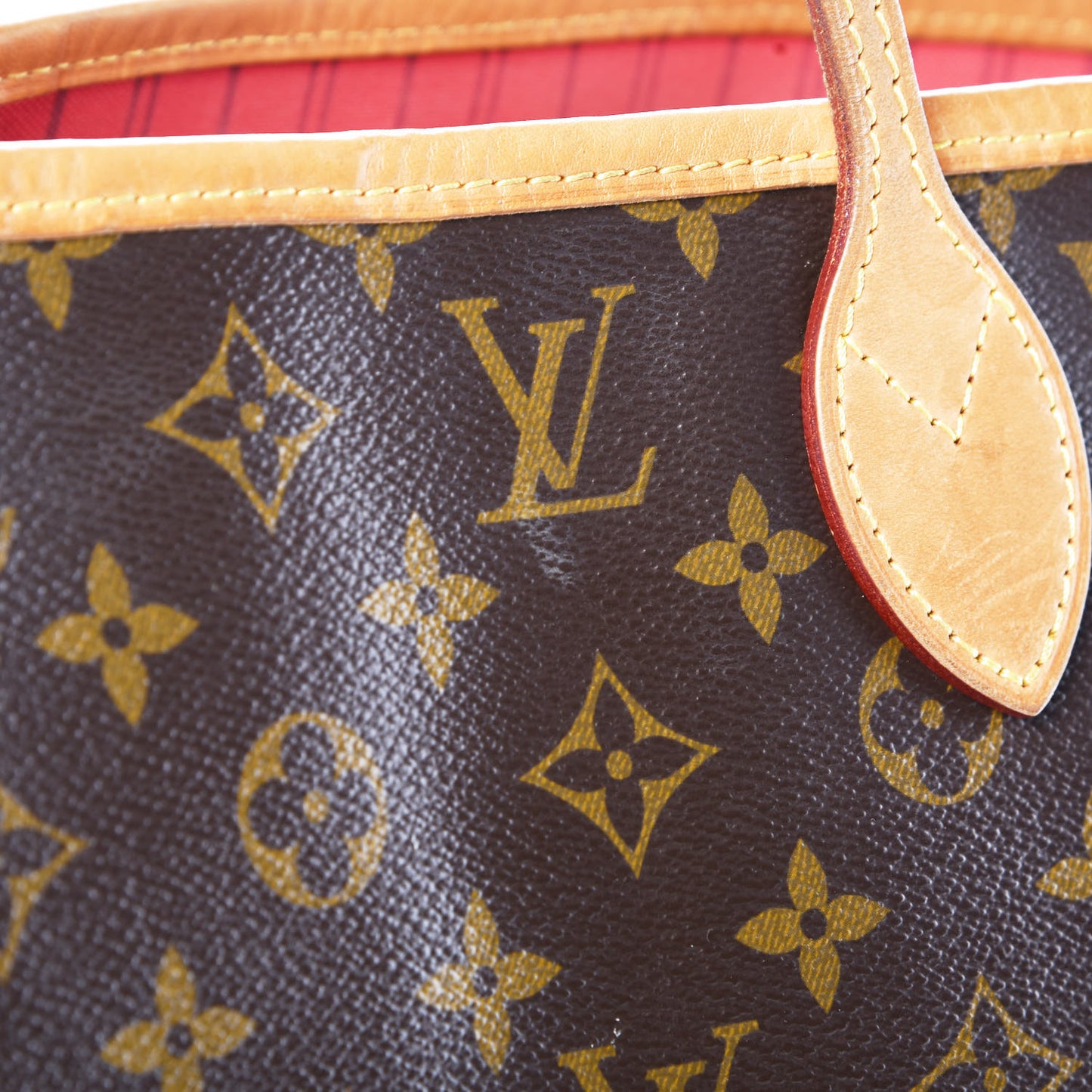 Monogram V Neverfull MM Grenade