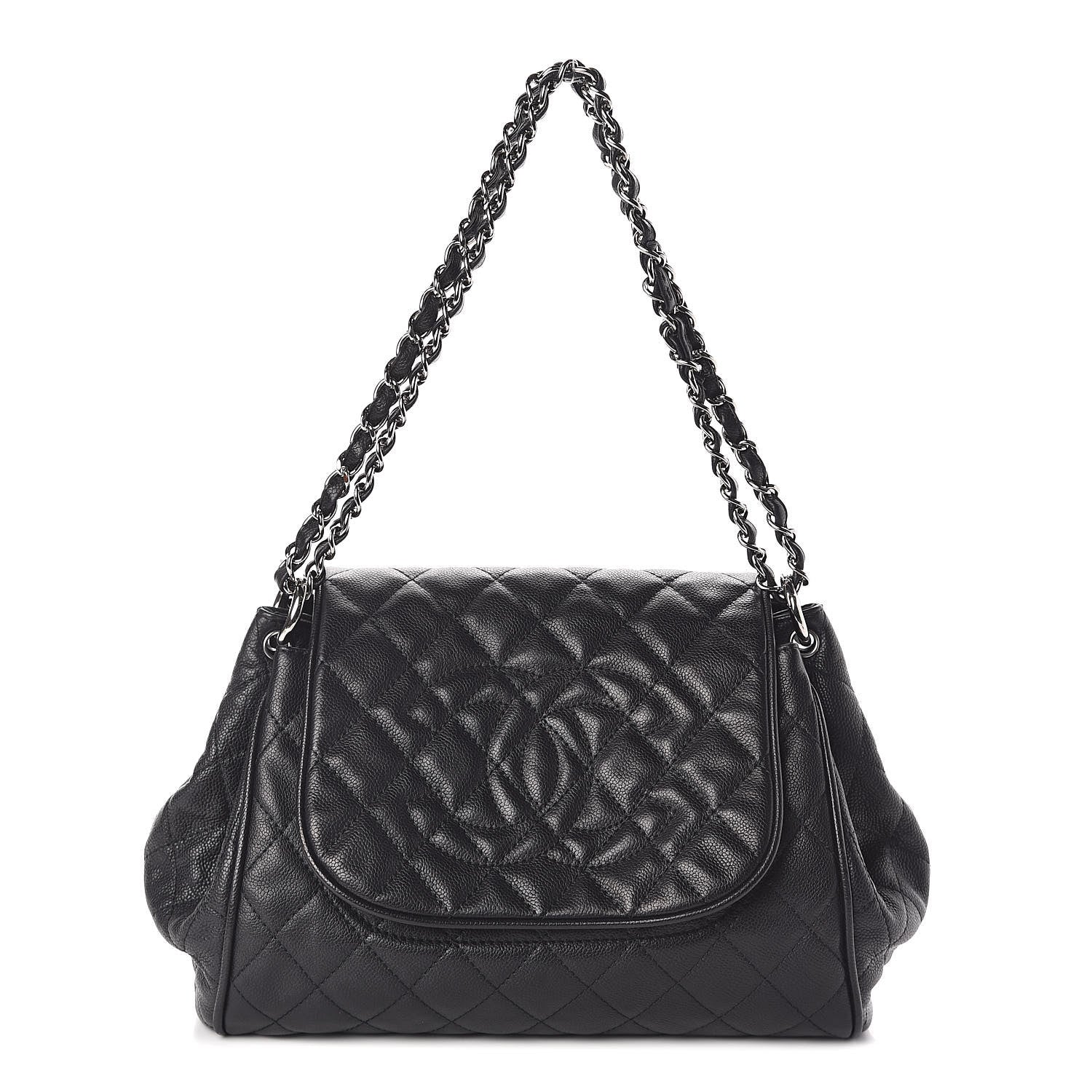 Chanel Caviar Quilted Timeless Accordion Flap Black 1 of 10