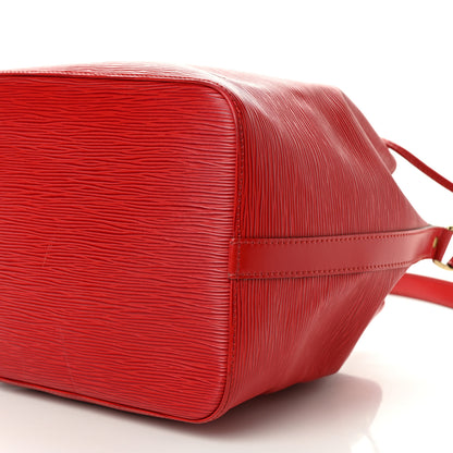 Louis Vuitton Epi Petit Noe Castillan Red 9 of 18