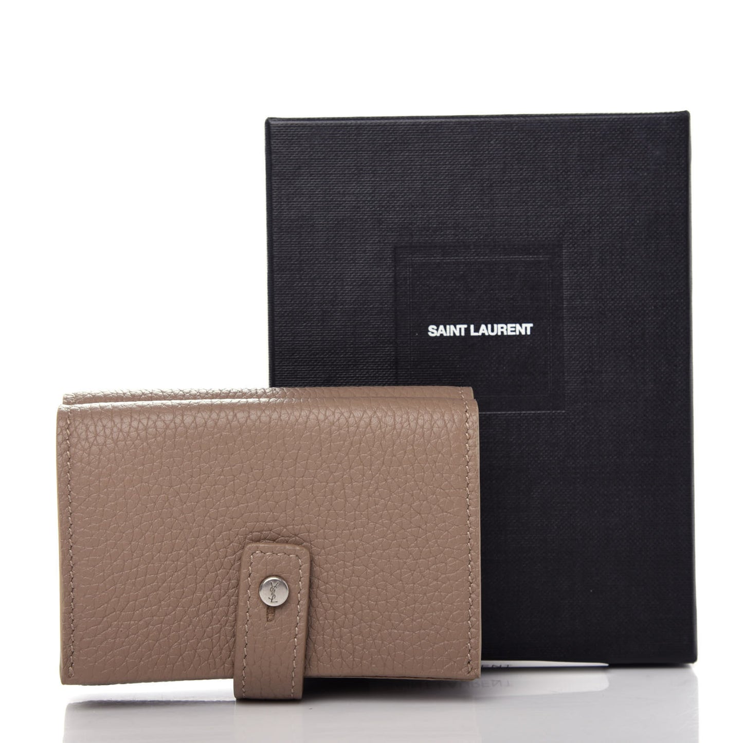 Calfskin Milo Wallet Light Taupe