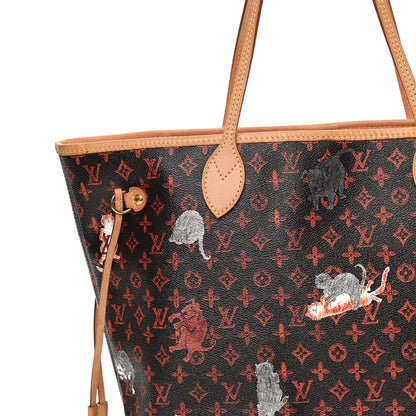 Louis Vuitton Catogram Neverfull MM Marron 9 of 16