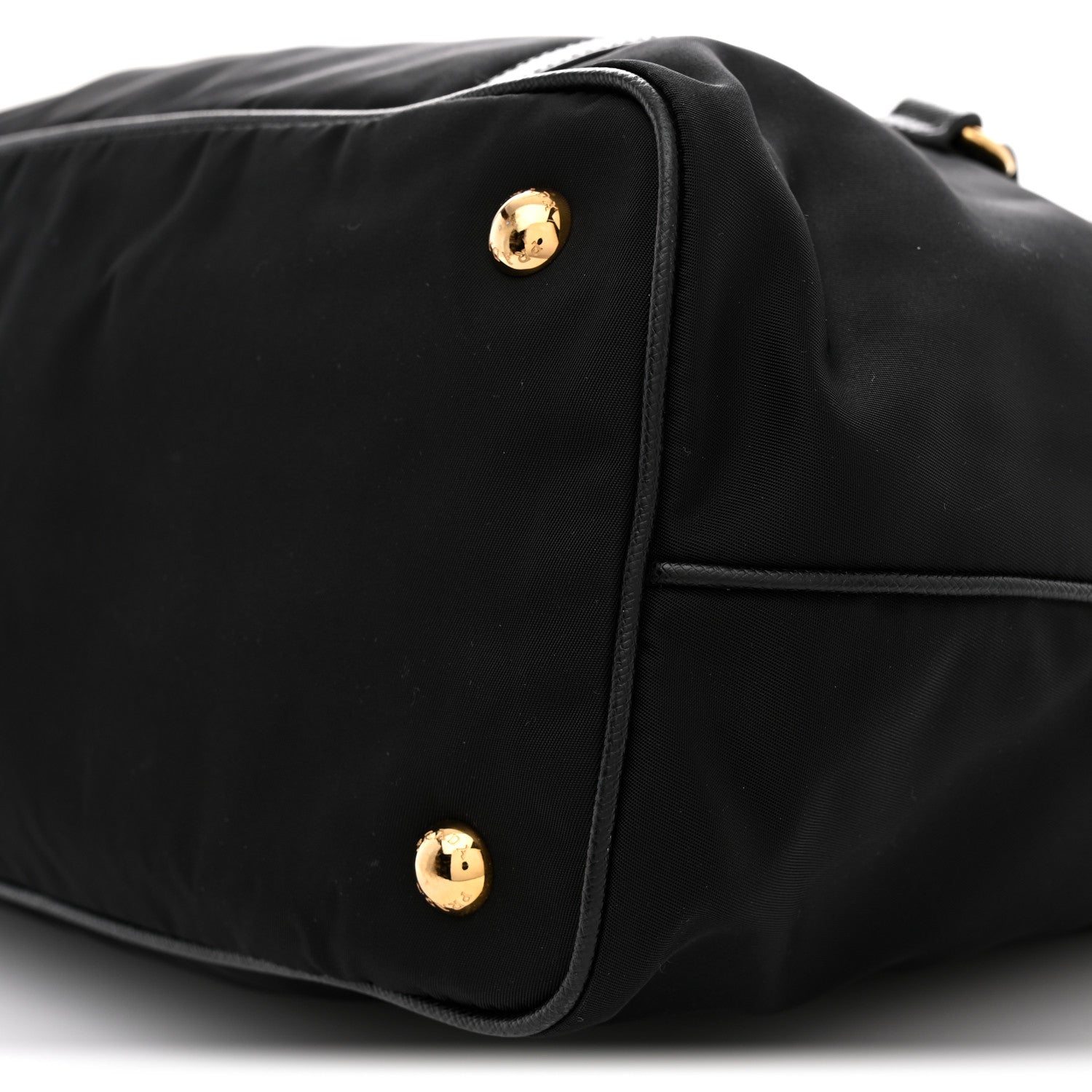 Prada Saffiano Tessuto Nylon Shopping Tote Black 1882095